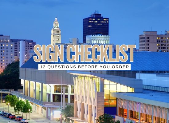 Before You Order a Business Sign: 12 Questions to Ask Your Landlord, City, and Sign Company