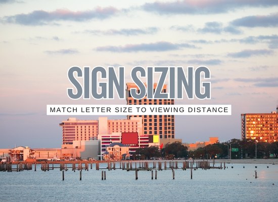 How Big Should Your Business Sign Be? A Distance-by-Distance Visibility Guide