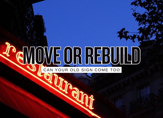 The Hidden Cost of Moving a Business: Can Your Old Sign Actually Move With You?